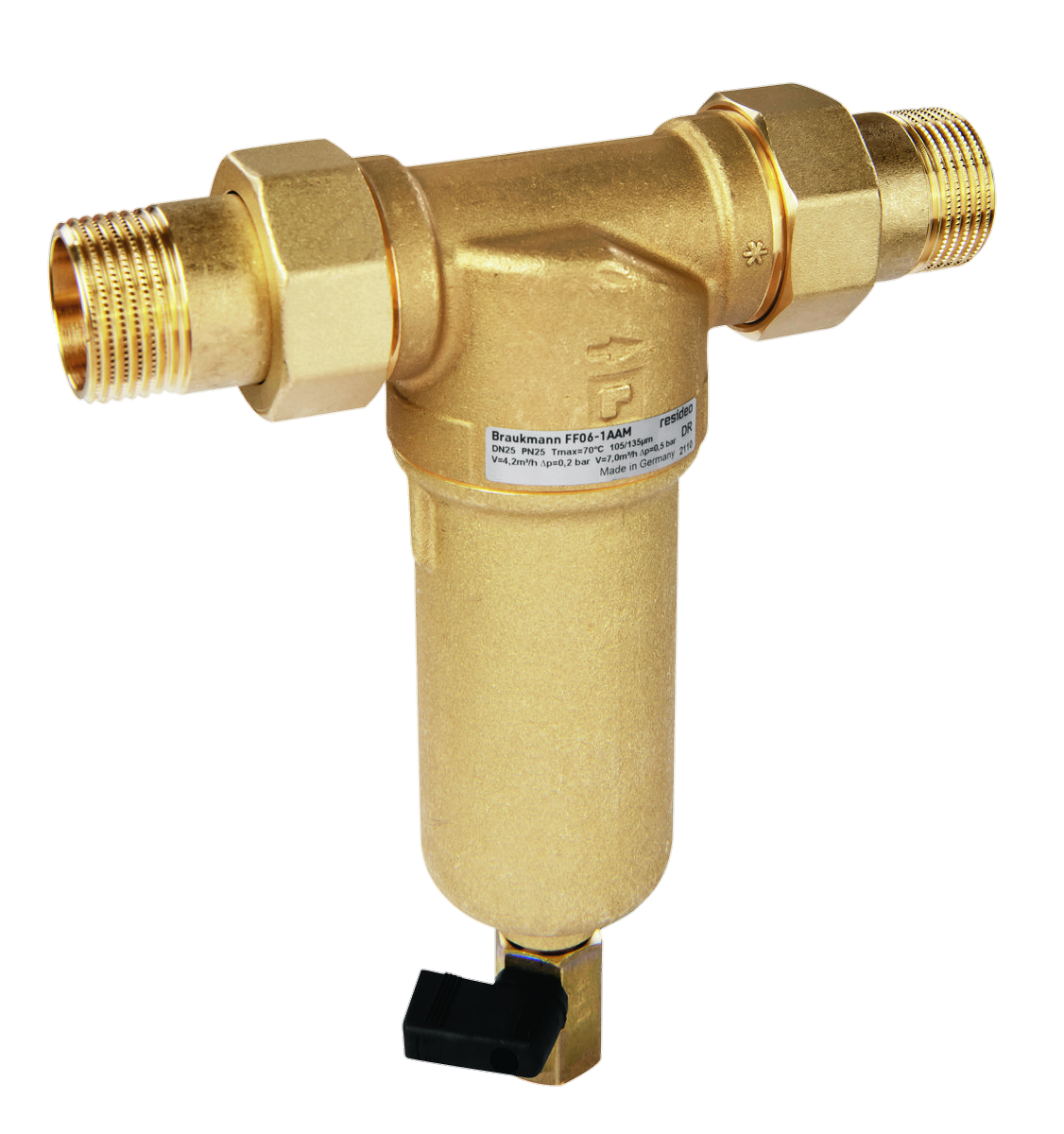 Фильтр тонкой очистки DN25 для ГВС Honeywell FF06-1"AAM