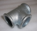 Тройник чугун оцинкованный Ду 50 (2")
