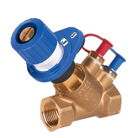 Балансировочный клапан с измерительными ниппелями DN32 PN16 Honeywell SafeCon V5032Y0032B
