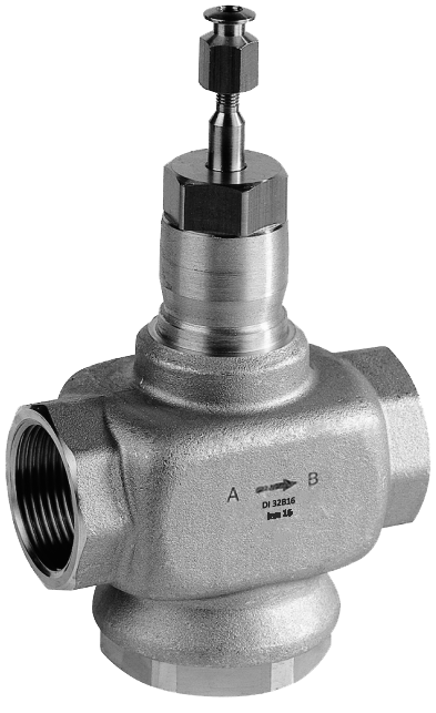 DI40B25SS 2-х ходовой линейный муфтовый клапан, В/Р, PN16, DN40, Kvs25, 20 мм, 170 °C RESIDEO