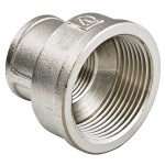 Муфта латунь никелированная переходная Ду 32х25 (1 1/4"х1") вн-вн Valtec VTr.240.N.0706