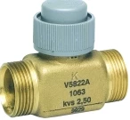 V5822A1014 2-х ходовой линейный клапан, конич. упл. DN15, Kvs 0.25, 6.5мм, 2...120 °C